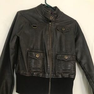 ‼️ ‼️ Dark Brown Leather Jacket